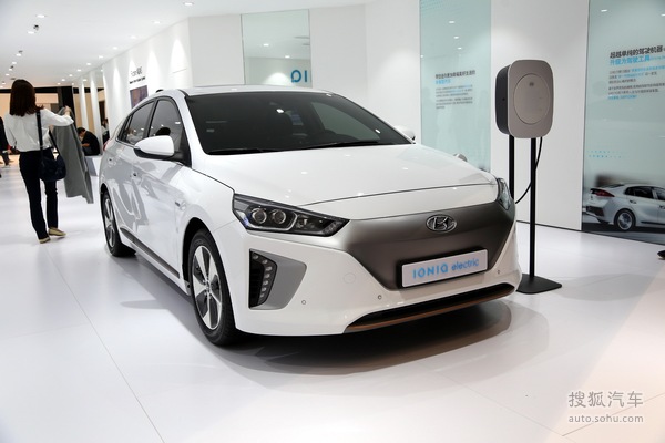 现代IONIQ电动 北京车展实拍