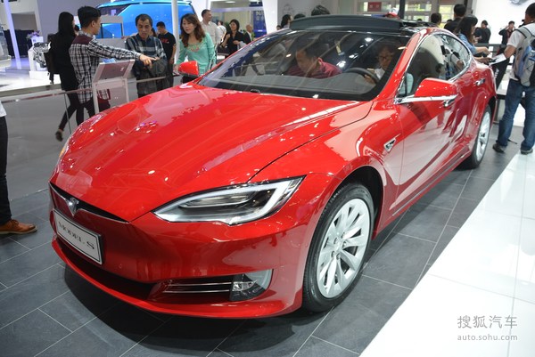 特斯拉Model S北京车展实拍