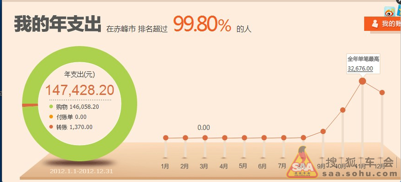 【S6写手】2012我的淘宝账单!心在滴血!_北京