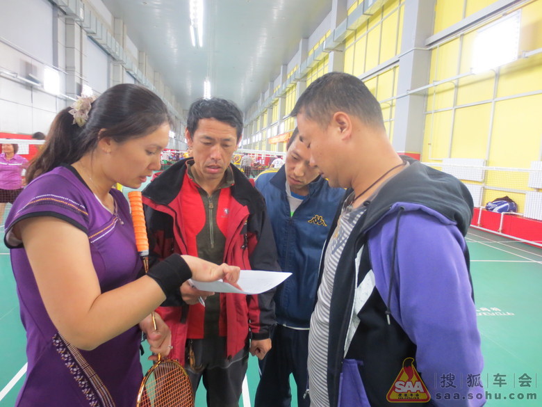 哈车会首届羽毛球混双比赛之花絮