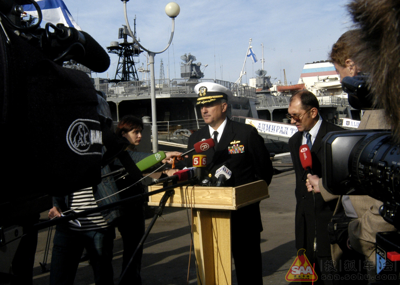 美国海军拍摄的俄国海军太平洋舰队军港海参崴