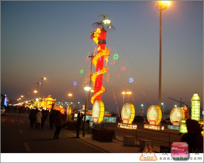 60部队唐山~~天津行《三》唐人街观花灯_汽