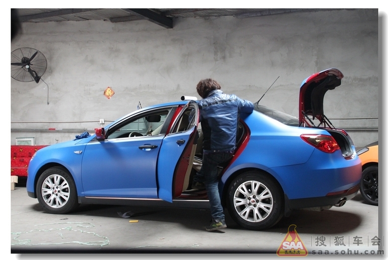 [改装美容] 荣威550全车改色~~再也不会有人问