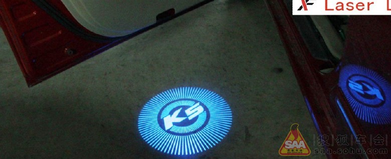 专车专用高亮最新款迎宾照地灯 - 起亚K5