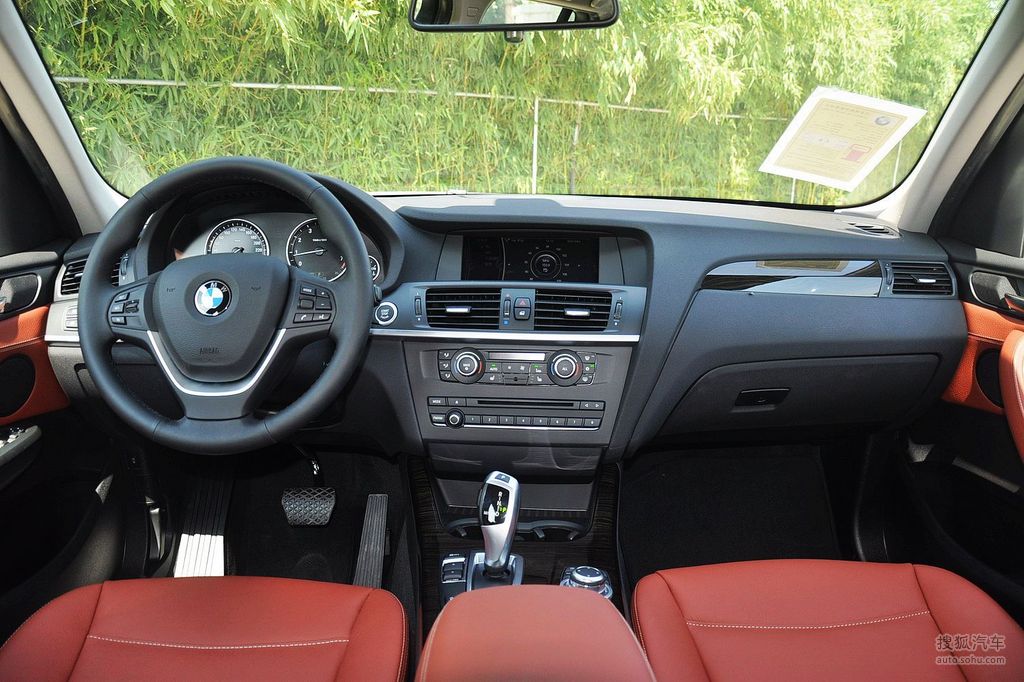 【 宝马x3高清图片】_2012款 xdrive28i 豪华型_棕色内饰_内饰_搜狐