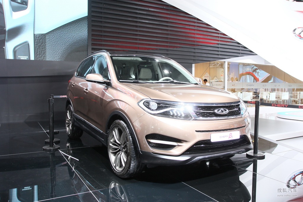 奇瑞β5深港澳车展实拍