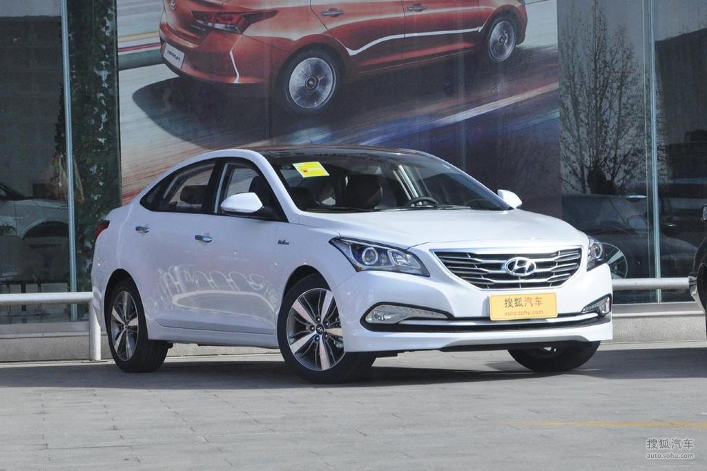 【 现代名图高清图片】_水晶白_外观_搜狐汽车网