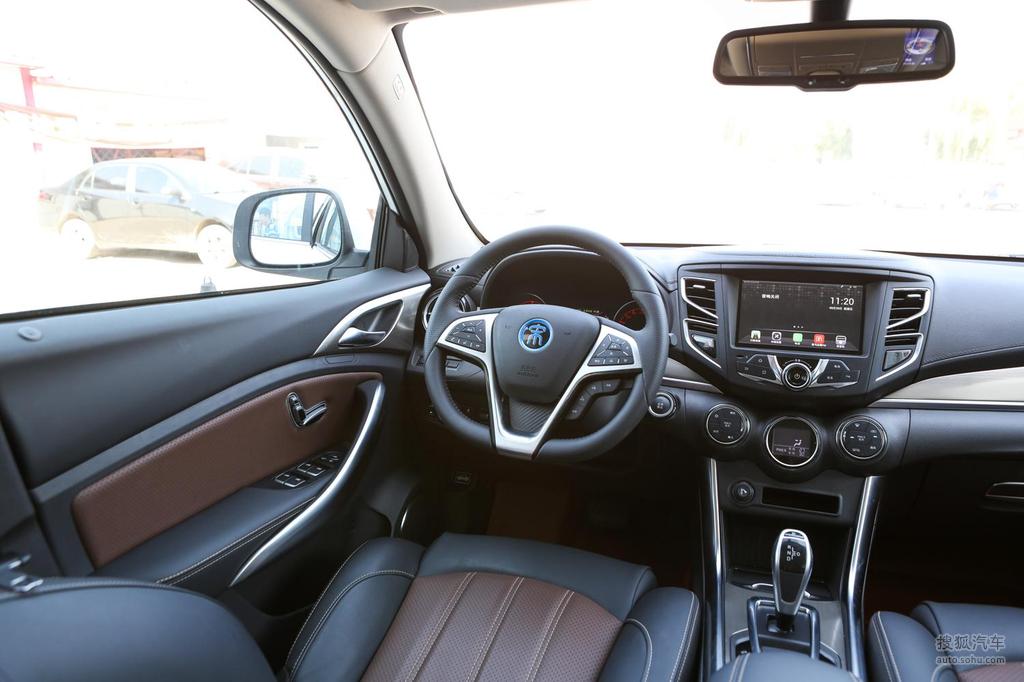 【 比亚迪宋ev高清图片】_黑色/棕色_内饰_搜狐汽车网