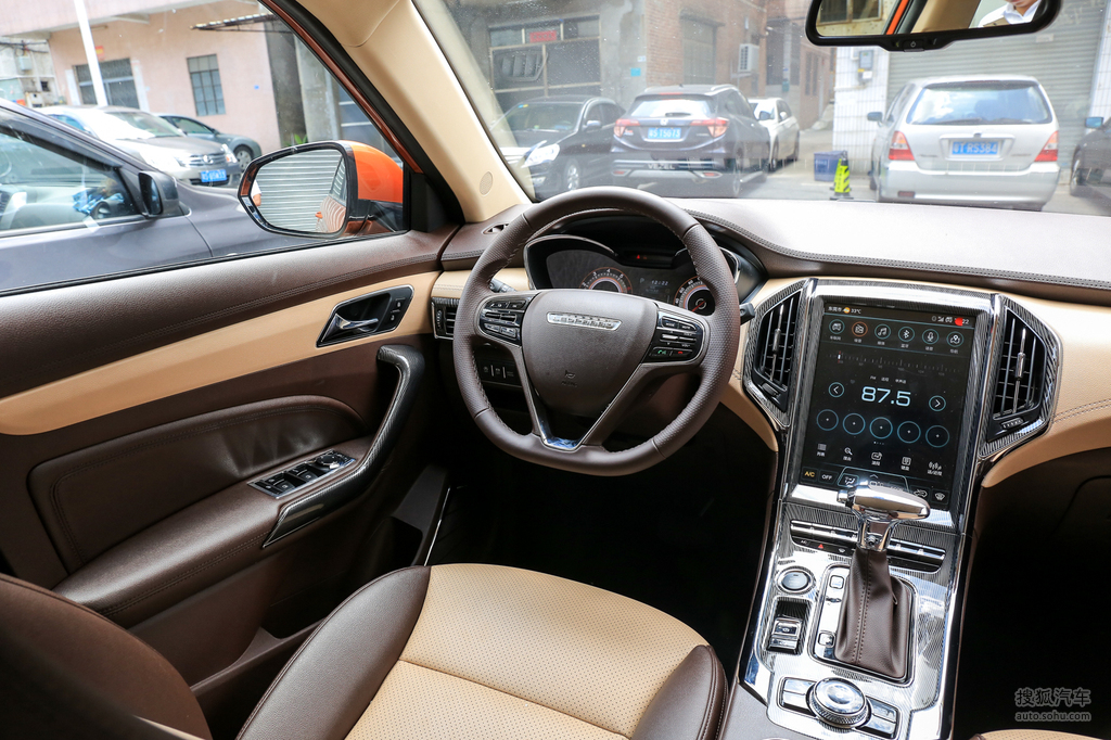 【 猎豹cs9高清图片】_米色/咖啡色_内饰_搜狐汽车网