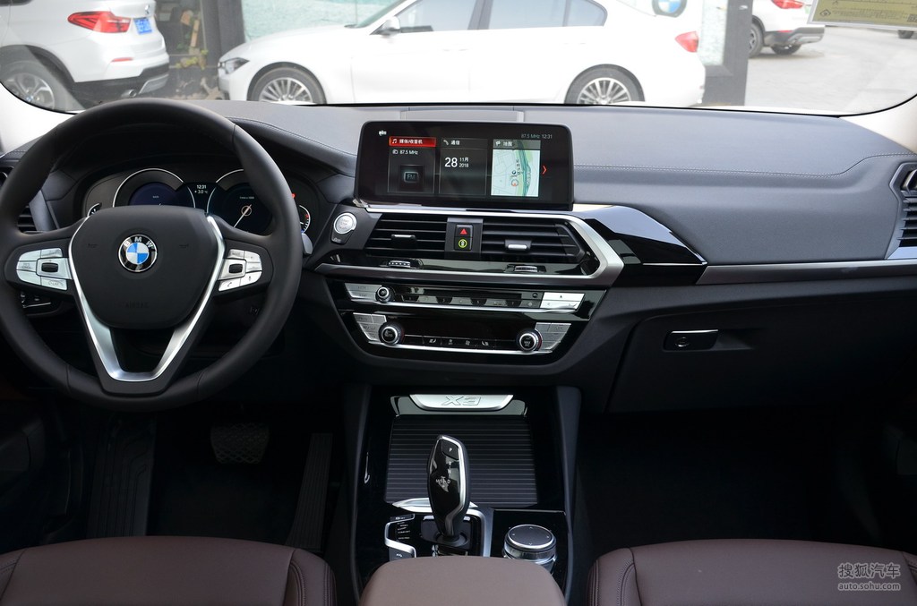 【 宝马x3高清图片】_黑色/干邑色_内饰_搜狐汽车网
