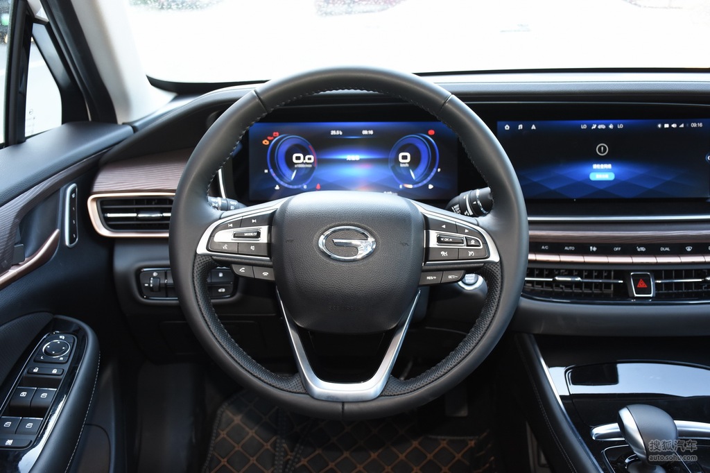 【 广汽传祺ga6高清图片】_2019款 270t 自动尊贵版_黑色_内饰_搜狐