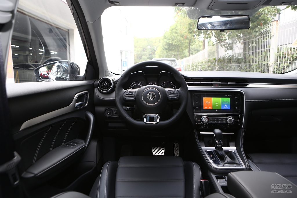 【 mg名爵6高清图片】_骑士黑_内饰_搜狐汽车网