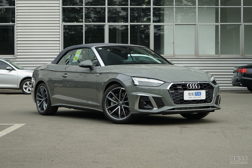 【 奥迪a5敞篷高清图片】_2021款 45 tfsi quattro臻选动感型_天云灰