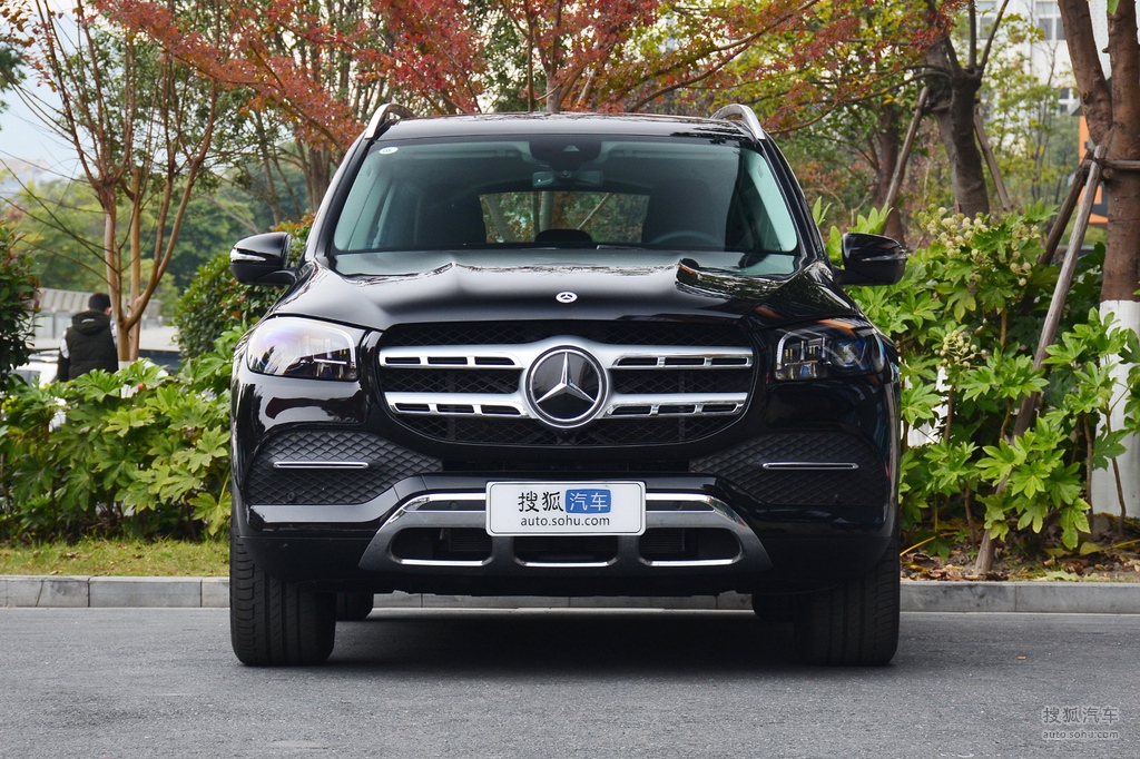 【 奔驰gls级高清图片】_2021款 400 4matic _曜岩黑_外观_搜狐汽车网