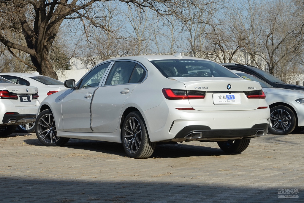 【 宝马3系高清图片】_2021款 改款 325li m运动套装_矿石白_外观