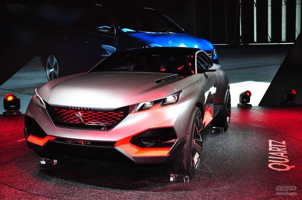 标致quartz概念车巴黎车展实拍