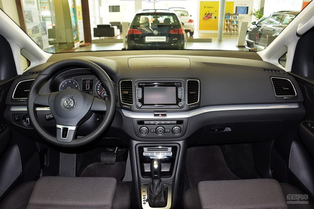 【 大众夏朗高清图片】_钛钨黑_内饰_搜狐汽车网