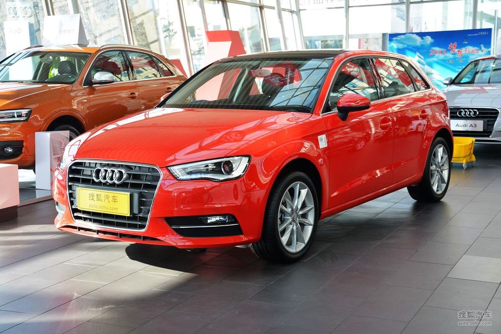 【 奥迪a3 sportback高清图片】_米萨诺红_外观_搜狐汽车网