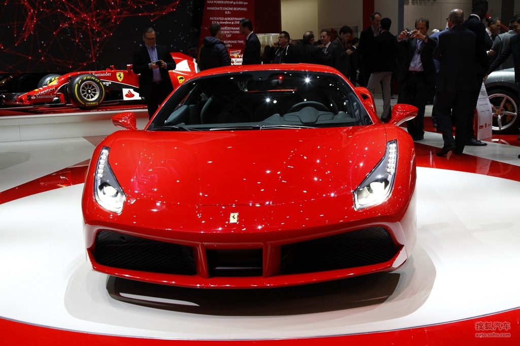 法拉利488gtb日内瓦车展实拍