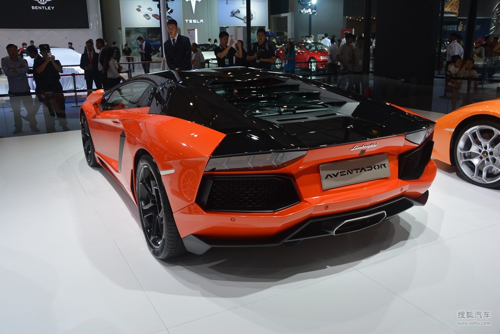 兰博基尼aventador成都车展实拍