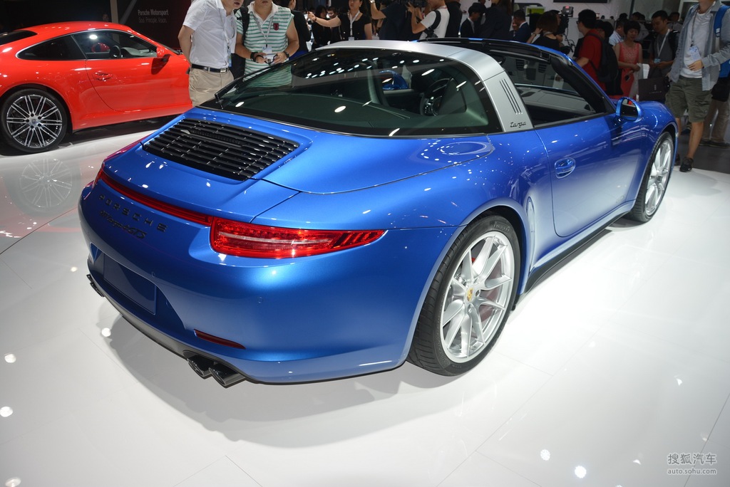 保时捷911targa4gts成都车展实拍