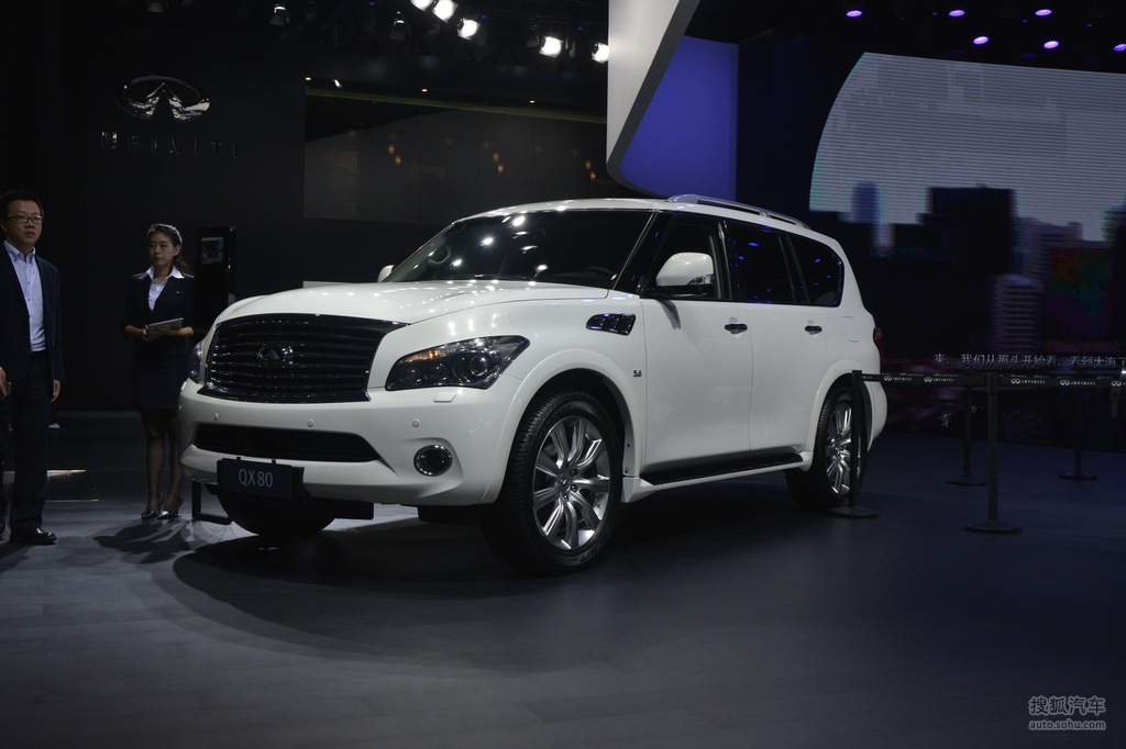英菲尼迪qx80广州车展实拍