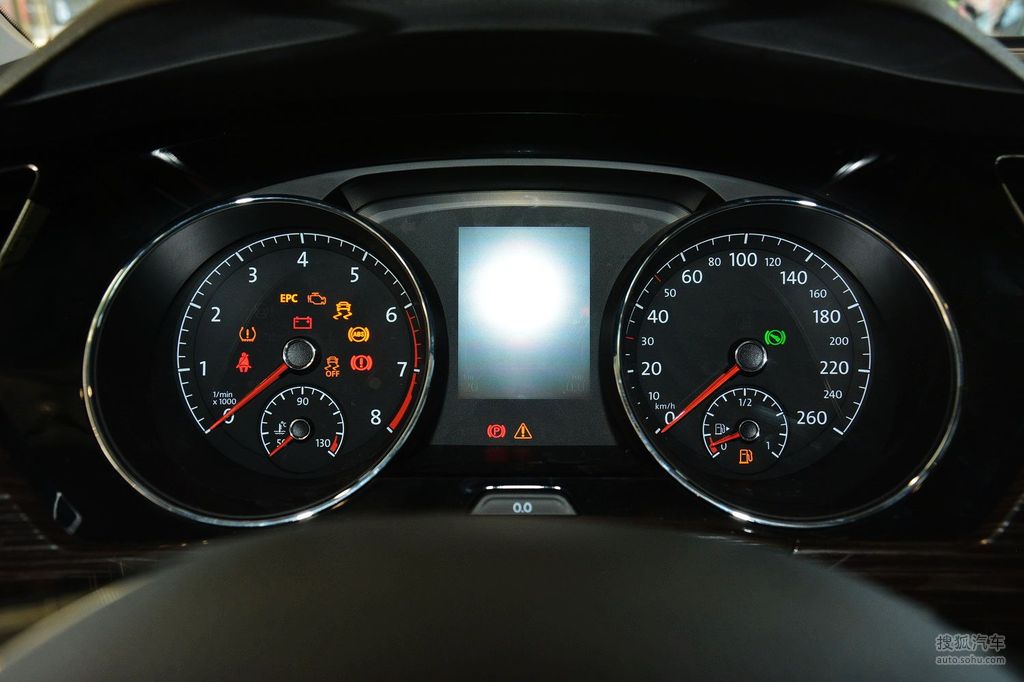 2016款大众途安l 280tsi dsg舒适版 - 仪表板 提示:支持键盘翻页