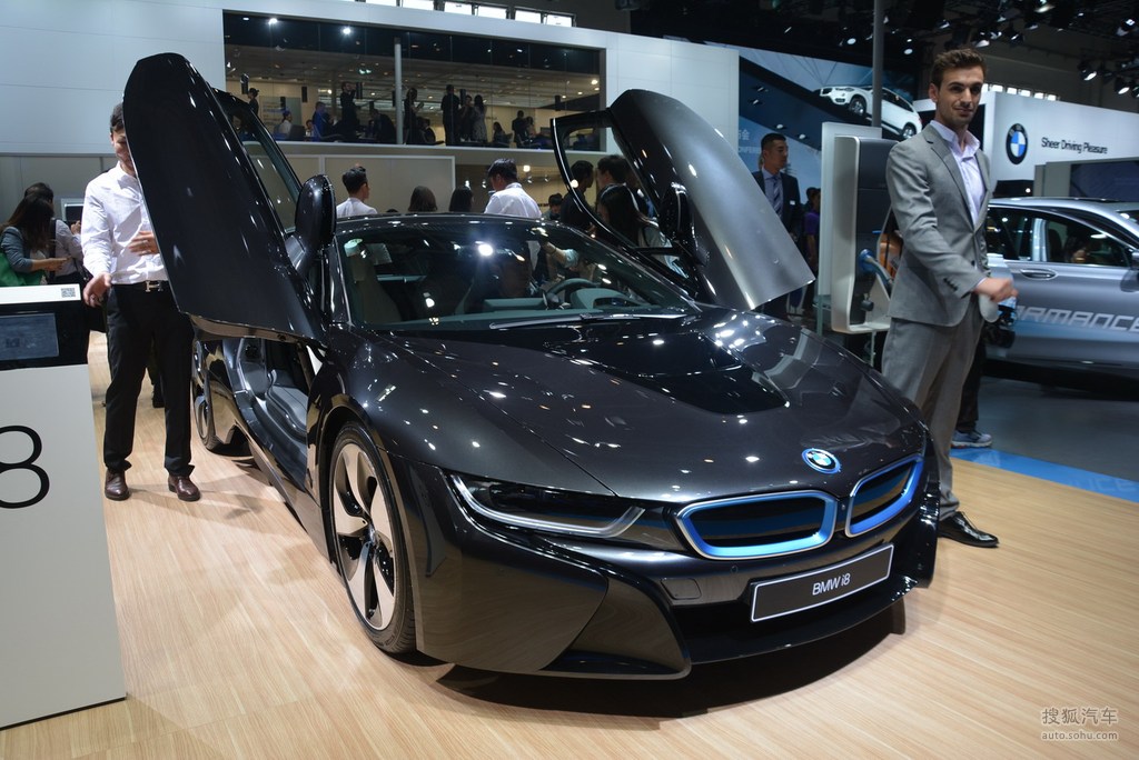 宝马i8北京车展实拍