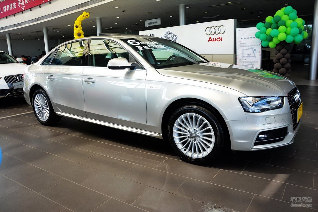 【 奥迪a4l高清图片】_2016款 35 tfsi 典藏版 s line舒适型_水晶银