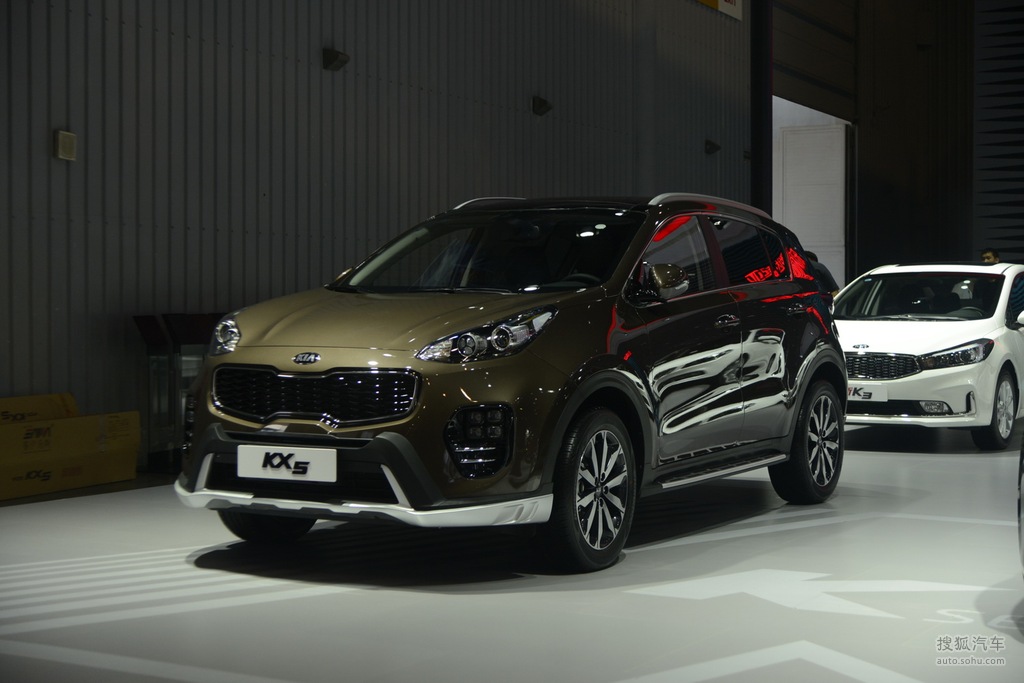 起亚kx5 成都车展实拍