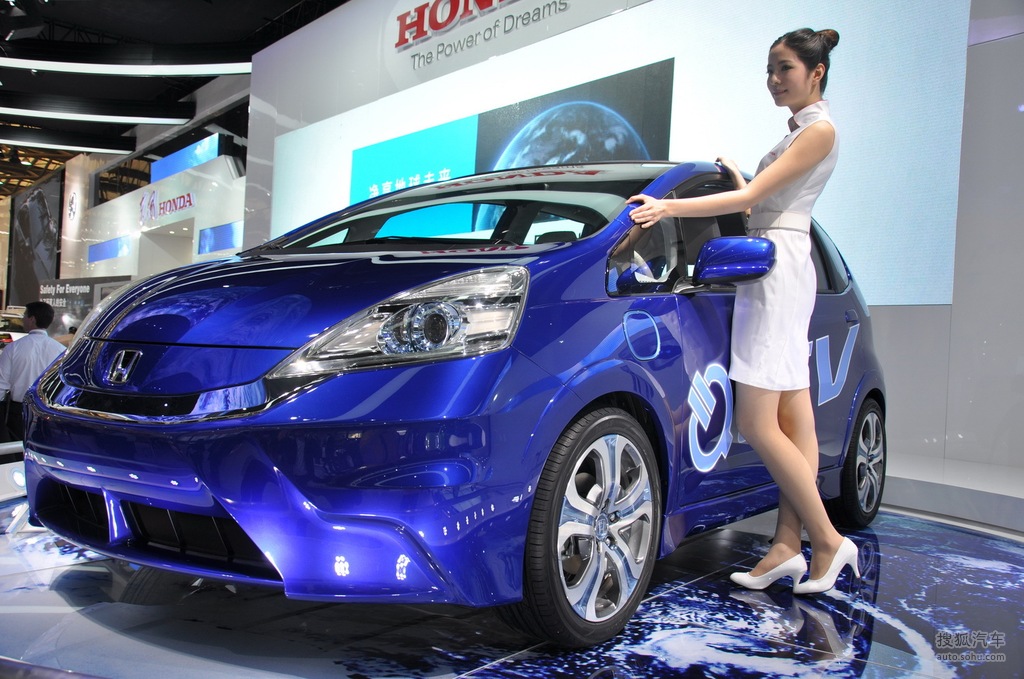 【 本田飞度ev concept高清图片】_本田飞度ev concept 上海车展实拍