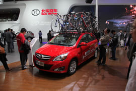   北京汽车E150 REEV北京车展实拍