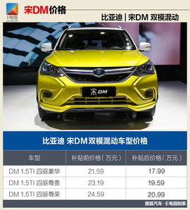   比亚迪宋DM全系导购