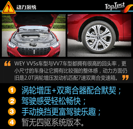   个性鲜明 主打家用 测试WEY VV5s 2.0T