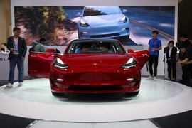   特斯拉Model 3北京车展实拍