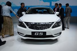   比亚迪G5北京车展实拍