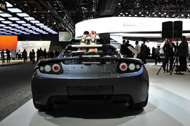   Tesla Roadster 北美车展实拍