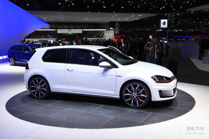 全新大众高尔夫gti日内瓦车展实拍