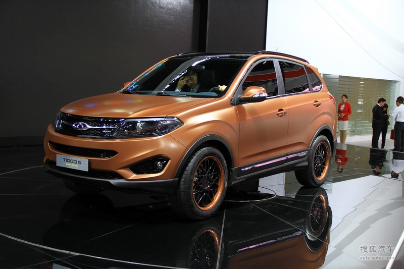 奇瑞瑞虎5广州车展实拍