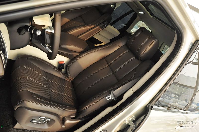 【 路虎揽胜图片】_咖啡色/象牙白_内饰_搜狐汽车网