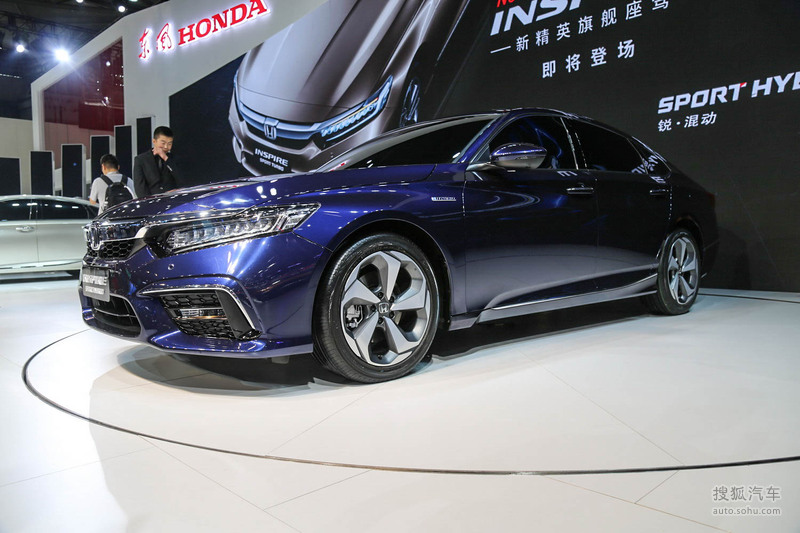 本田inspiresporthybrid成都车展实拍