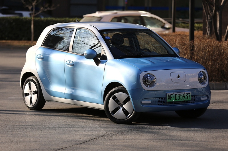 【 欧拉黑猫图片】_源动蓝/钛白_外观_搜狐汽车网