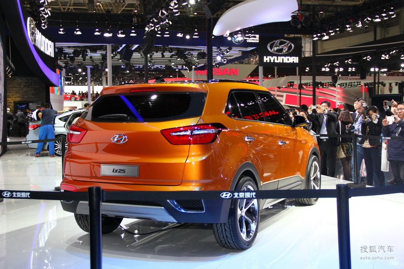 现代ix25北京车展实拍