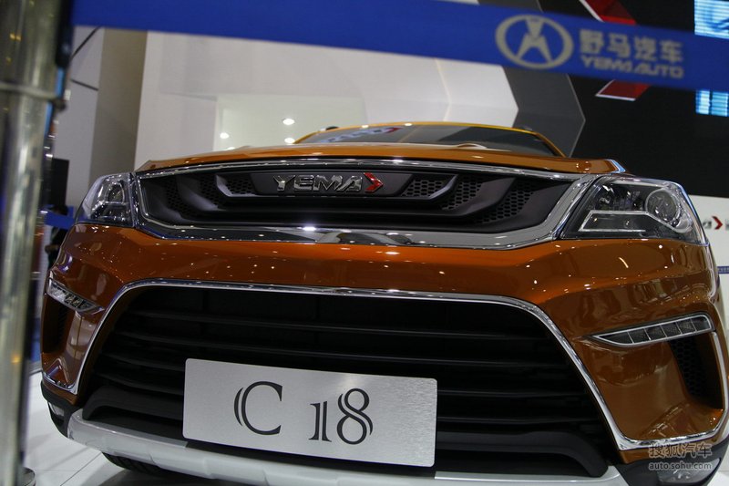 野马汽车c18成都车展实拍