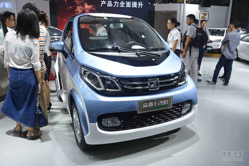 众泰e200成都车展实拍