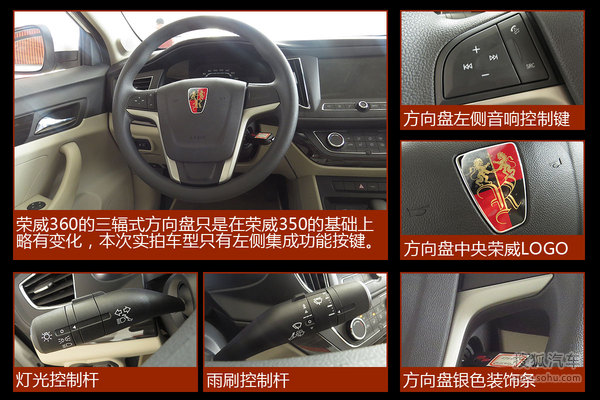 荣威 360 实拍 图解 图片