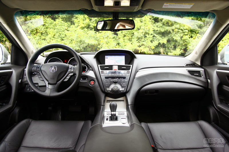 7l 手自一体内饰丝墨黑真皮内饰图片m992126】_讴歌图片_搜狐汽车网