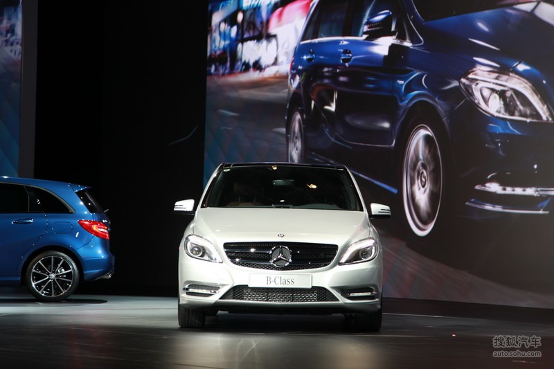 奔驰进口奔驰b级奔驰全新b级 2012成都车展实拍