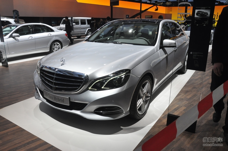 奔驰进口奔驰e级奔驰全新e400 hybrid上海车展实拍