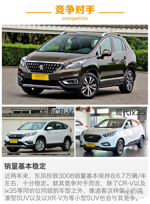 全新东风标致3008于7月12日上市外观小改